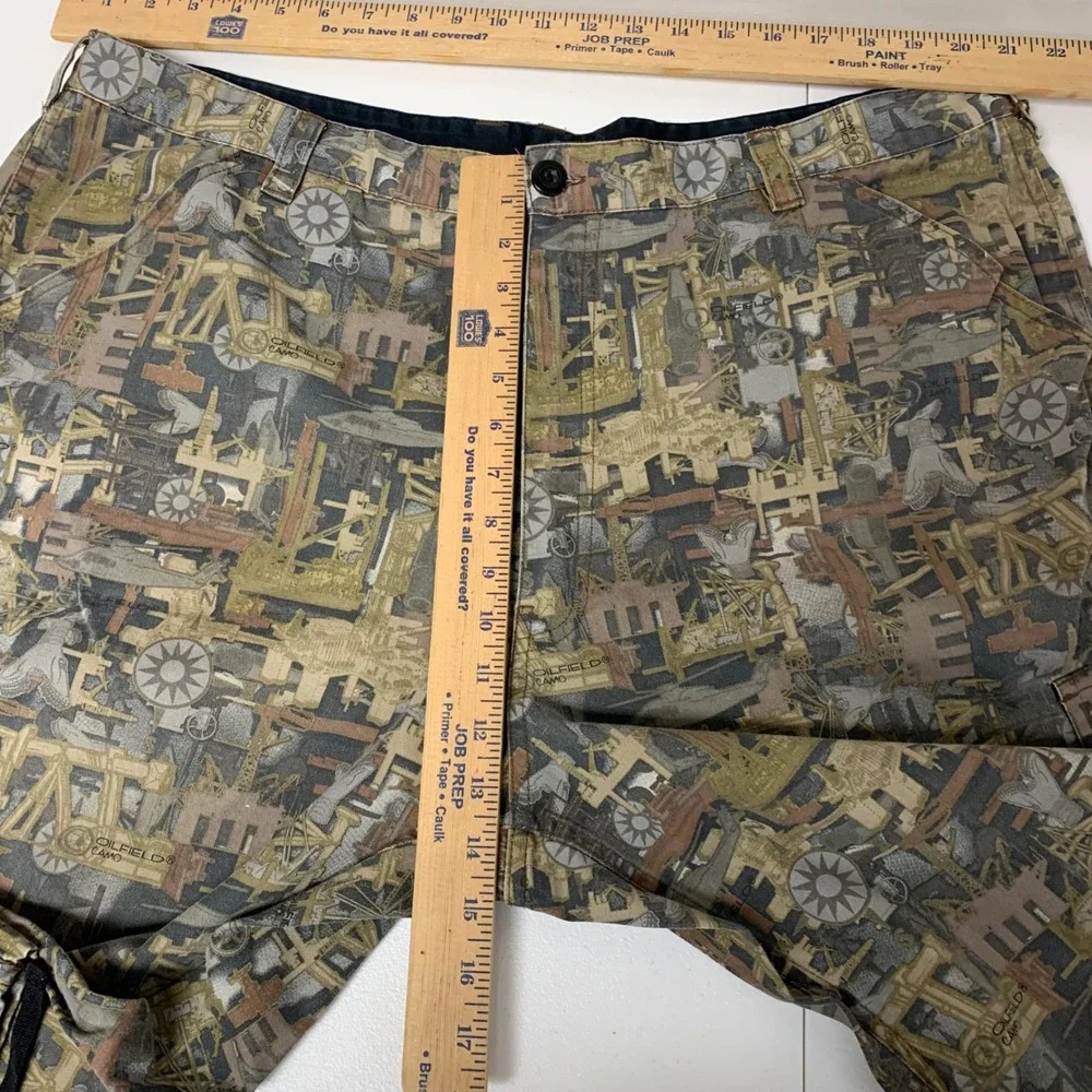 Walls Oilfield‎ Camo Cargo Pants Mens XL 42-44 Multicolor Industrial Workwear